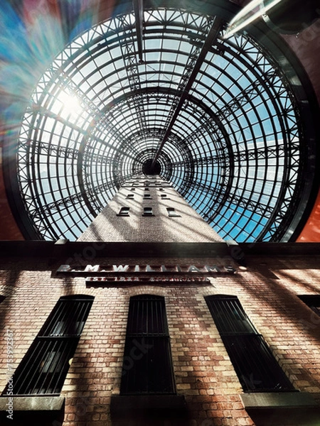 Fototapeta tower cyberpunk