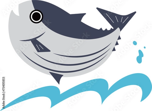 Fototapeta 鰹のイラスト