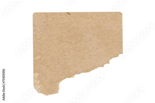 Obraz Old brown paper texture or background for design with copy space for text or image