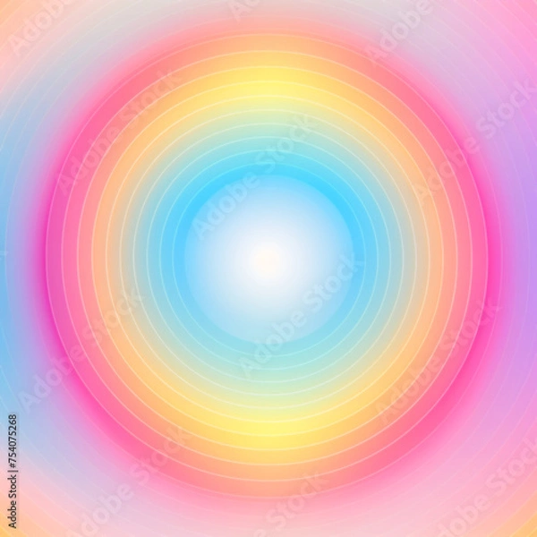 Obraz abstract rainbow circle background