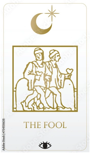 Obraz Tarrot designs message single cards 