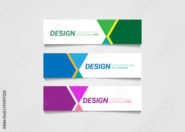 Fototapeta Web header banner,
graphics