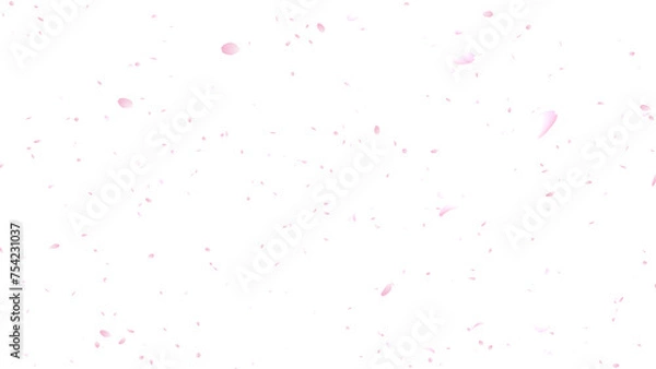 Obraz 桜吹雪の透過素材