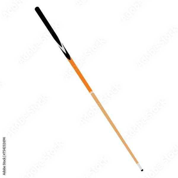 Obraz Billiard Stick Vector Illustration 