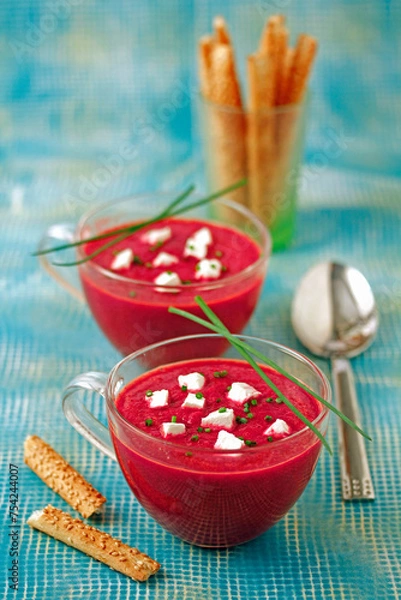 Obraz Beetroot gazpacho..
