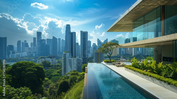 Fototapeta exceptional architectural presentation