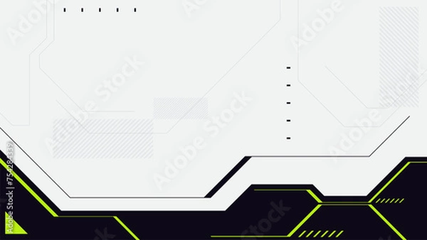 Obraz abstract background with  futuristic and cyberpunk style design