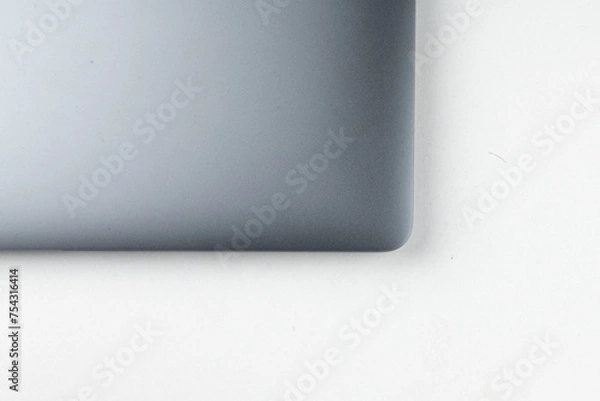 Obraz laptop on white desktop