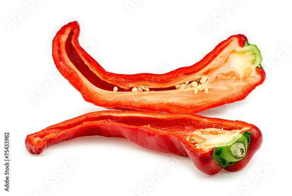 Obraz Red chili pepper cut in half