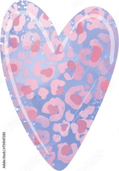 Obraz heart, illustration on white background