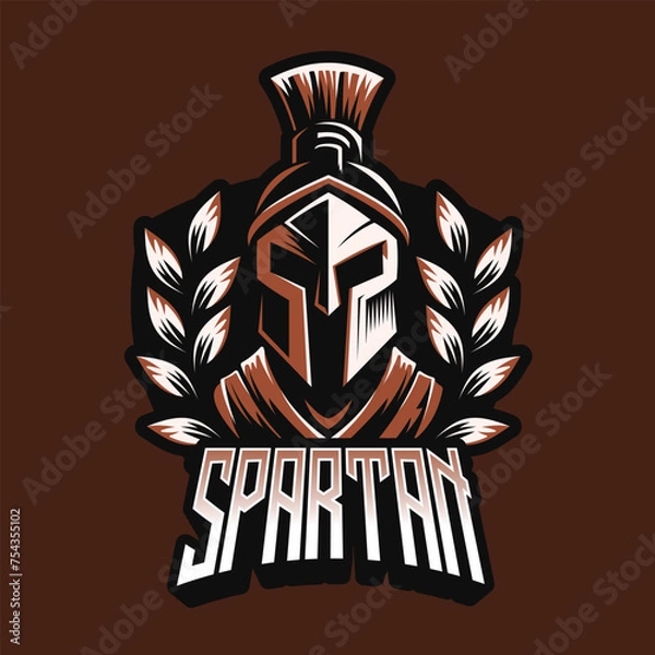 Fototapeta Spartan Warrior Logo