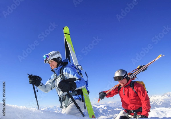 Obraz Freerider im Anstieg