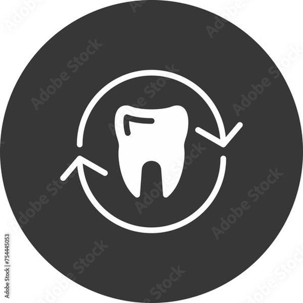 Obraz Teeth Glyph Inverted