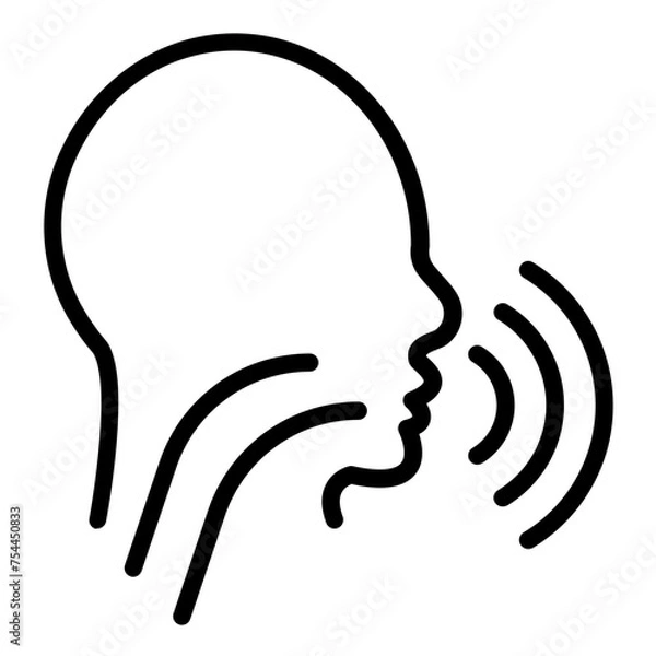 Obraz Vector Design Speech Therapy Icon Style