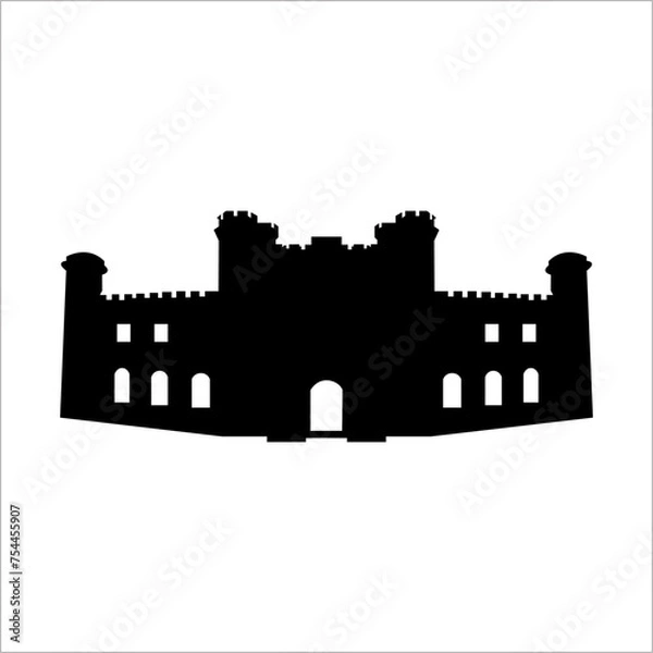 Obraz silhouette castle