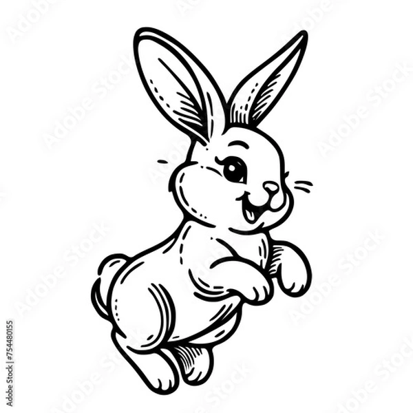Obraz Easter coloring page