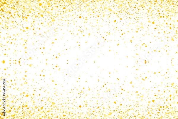 Fototapeta Golden Glitter: A Festive Background of Sparkling Lights, Abstract Christmas Bokeh, and Falling Stars, Perfect for Winter Cards or Invitations. abstract background with stars and gold dust