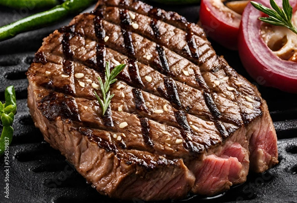 Obraz grilled beef steak