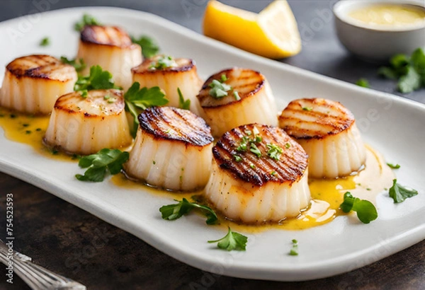 Obraz grilled salmon steak