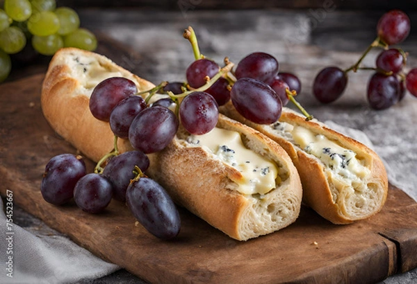 Obraz bread and grapes