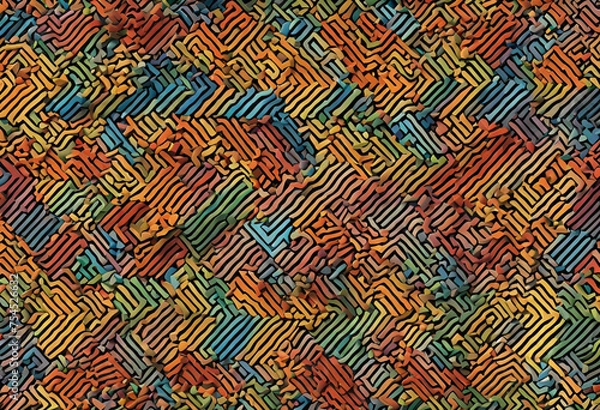 Obraz seamless pattern with stripes