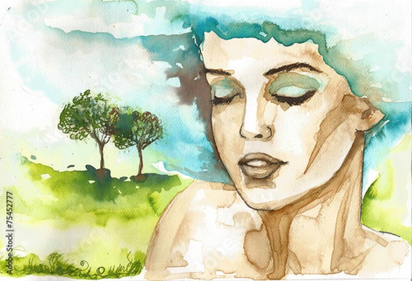 Obraz portret kobiety