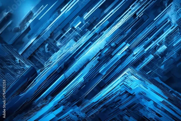 Obraz abstract blue background