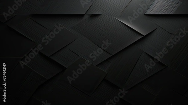 Fototapeta black carbon texture background random geometri 