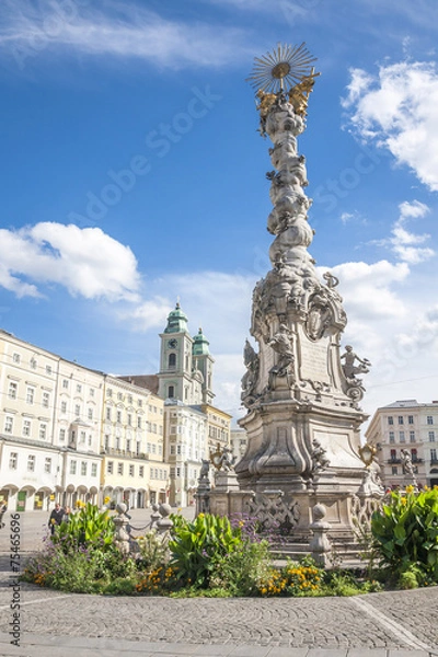Obraz Main Square view in Linz, Austria