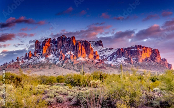 Fototapeta Superstition Mountains