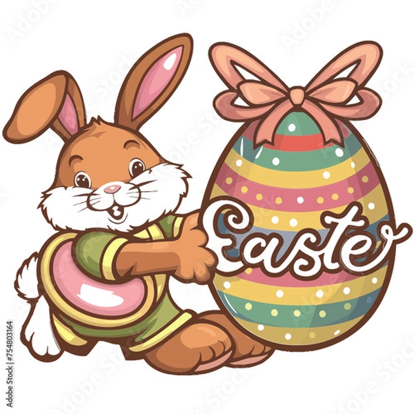 Fototapeta High-Quality Easter Logo for Event Invitations