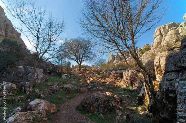 Obraz Parque natural el Torcal de Antequera Málaga
