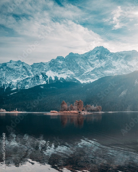 Obraz Berglandschaft Eibsee