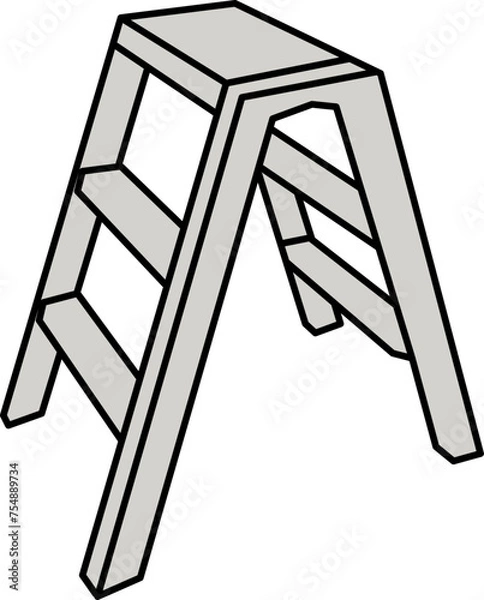 Fototapeta 사다리,접이식사다리,사다리아이콘,인테리어,공구,