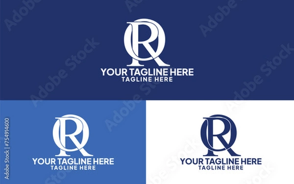 Fototapeta OR Logo Design or letter RO logo design template