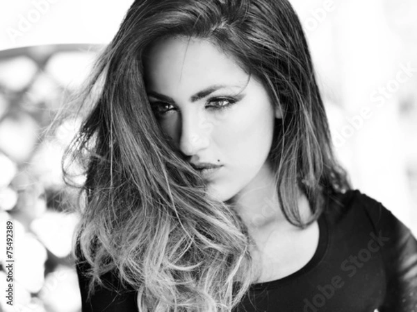 Obraz Sguardo in bianco e nero