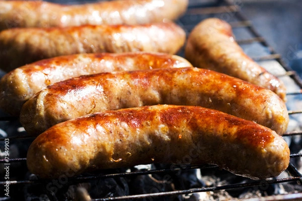 Obraz Grilled sausages