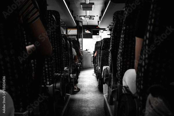 Fototapeta bus in motion