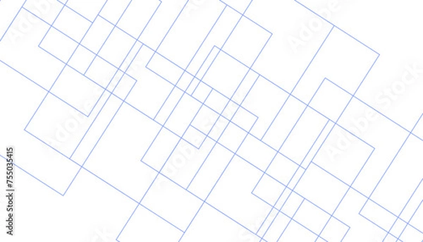 Fototapeta square vector pattern, repeating geometric linear square on different sizes