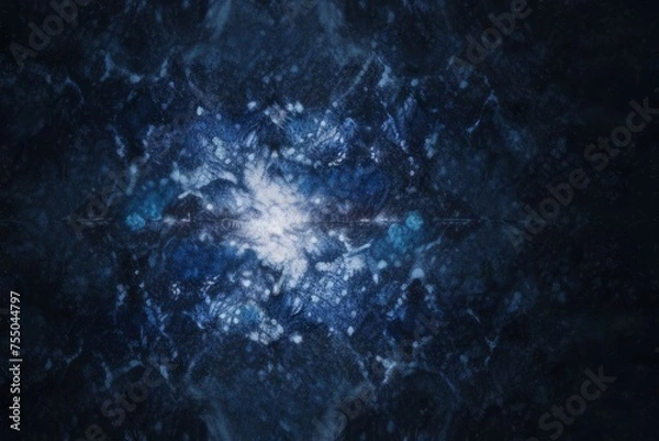 Fototapeta Blue marble ink colorful pattern texture abstract background wallpaper