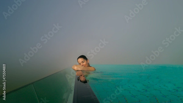 Obraz Im Pool relaxed