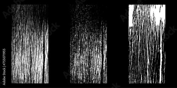 Obraz Black and white surface with a vintage rough texture