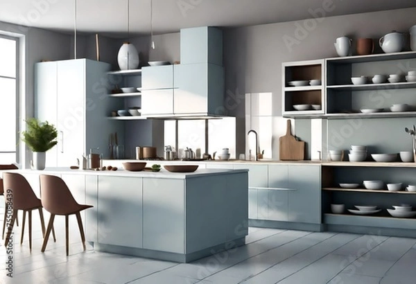 Obraz modern kitchen interior