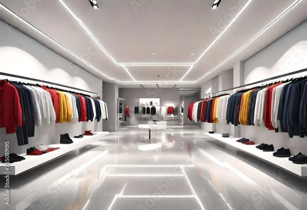 Obraz corridor in the mall