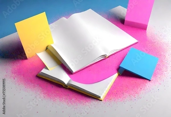 Obraz notebook and pen