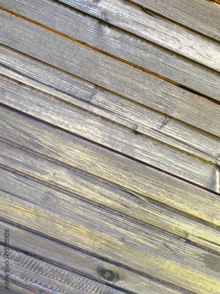 Fototapeta Washed old wood background, wooden abstract texture, founded at the abandoned farm. Can be used for background or other visual content.