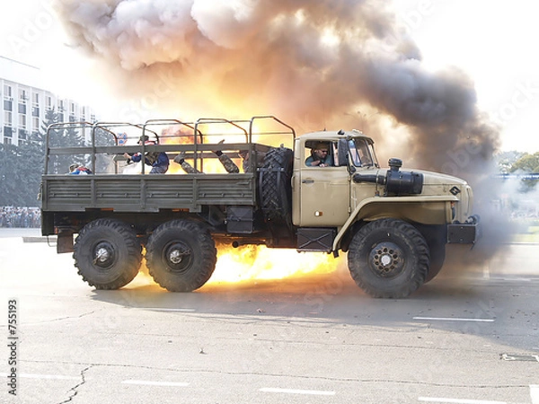 Fototapeta the terrorist attack