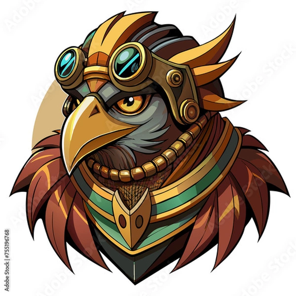 Obraz Steampunk Bird Warrior