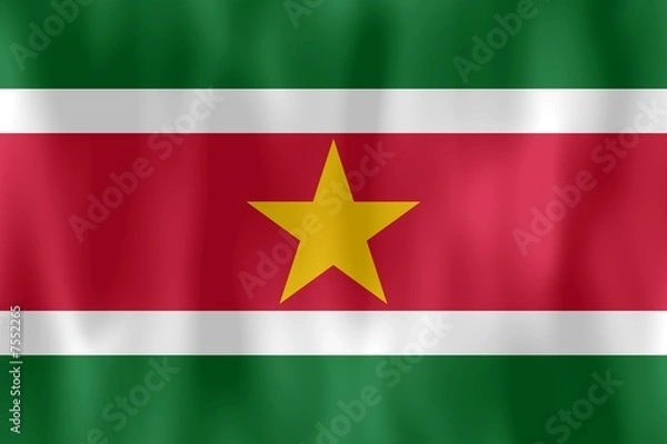 Obraz Flag Suriname Flace