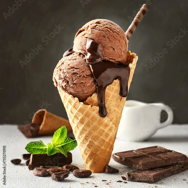 Obraz 맛있는 초코아이스크림